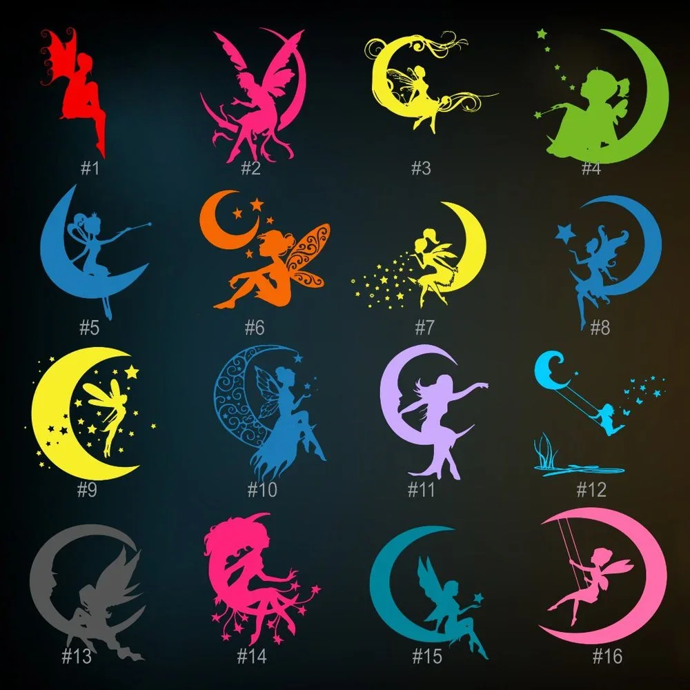 FAIRY / PIXIE VINYL DECAL - 5-6